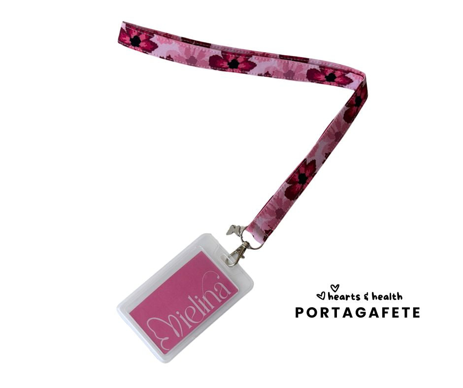 Llavero - Portagafete Acuarela