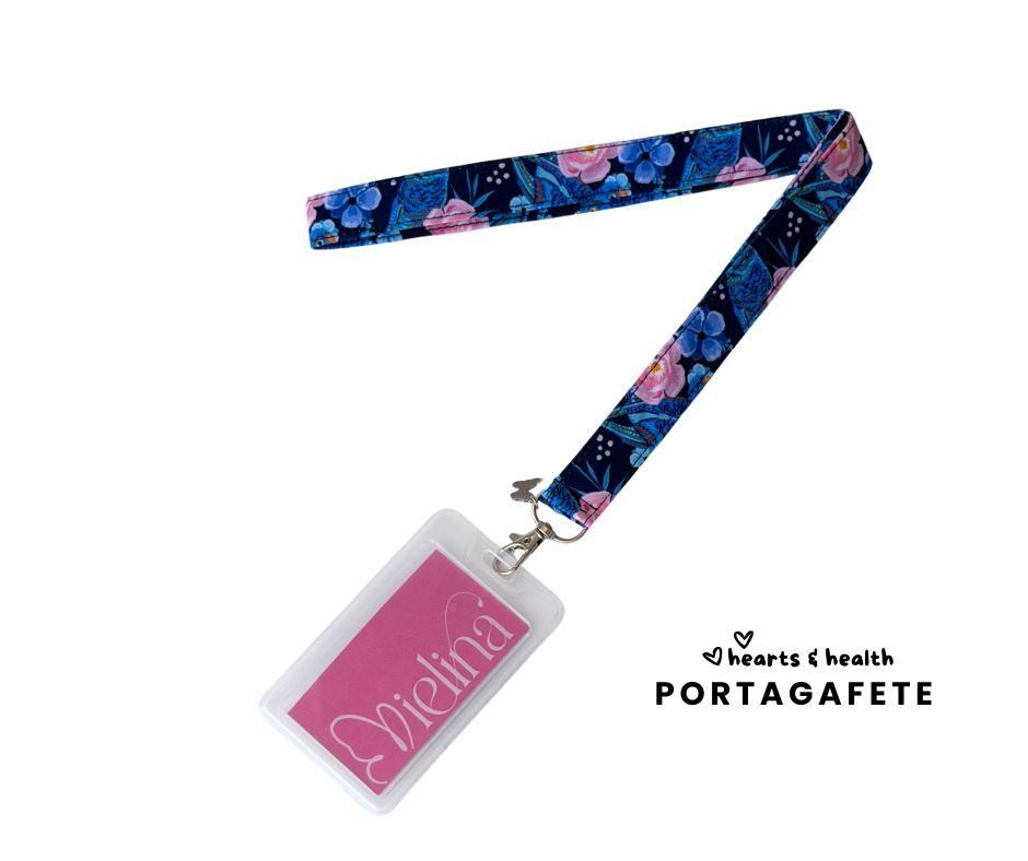 Llavero - Portagafete Periquitos